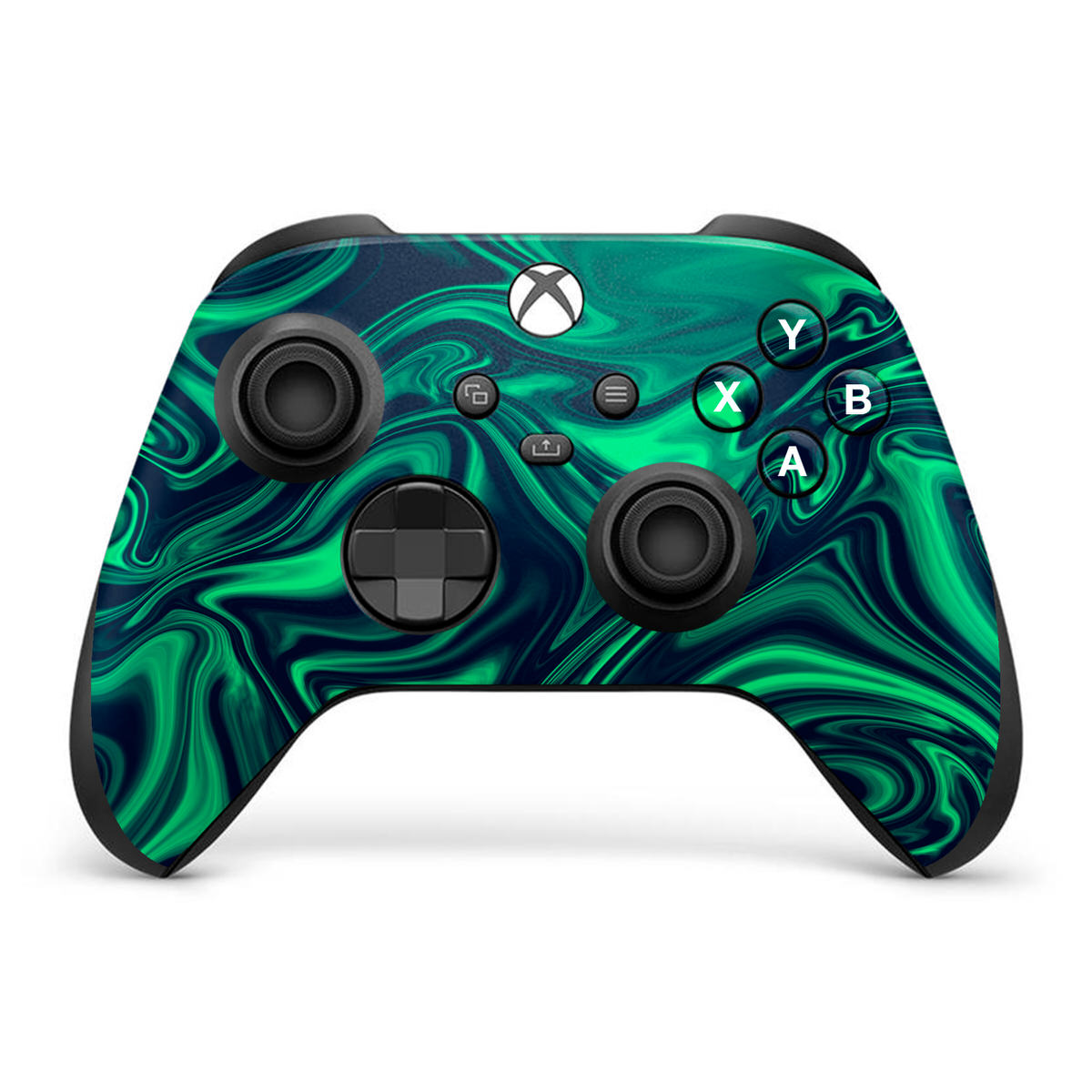 acid liquid marble xbox series x controller skin