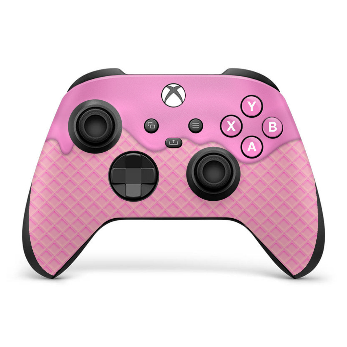 all pink ice cream xbox series x controller skin