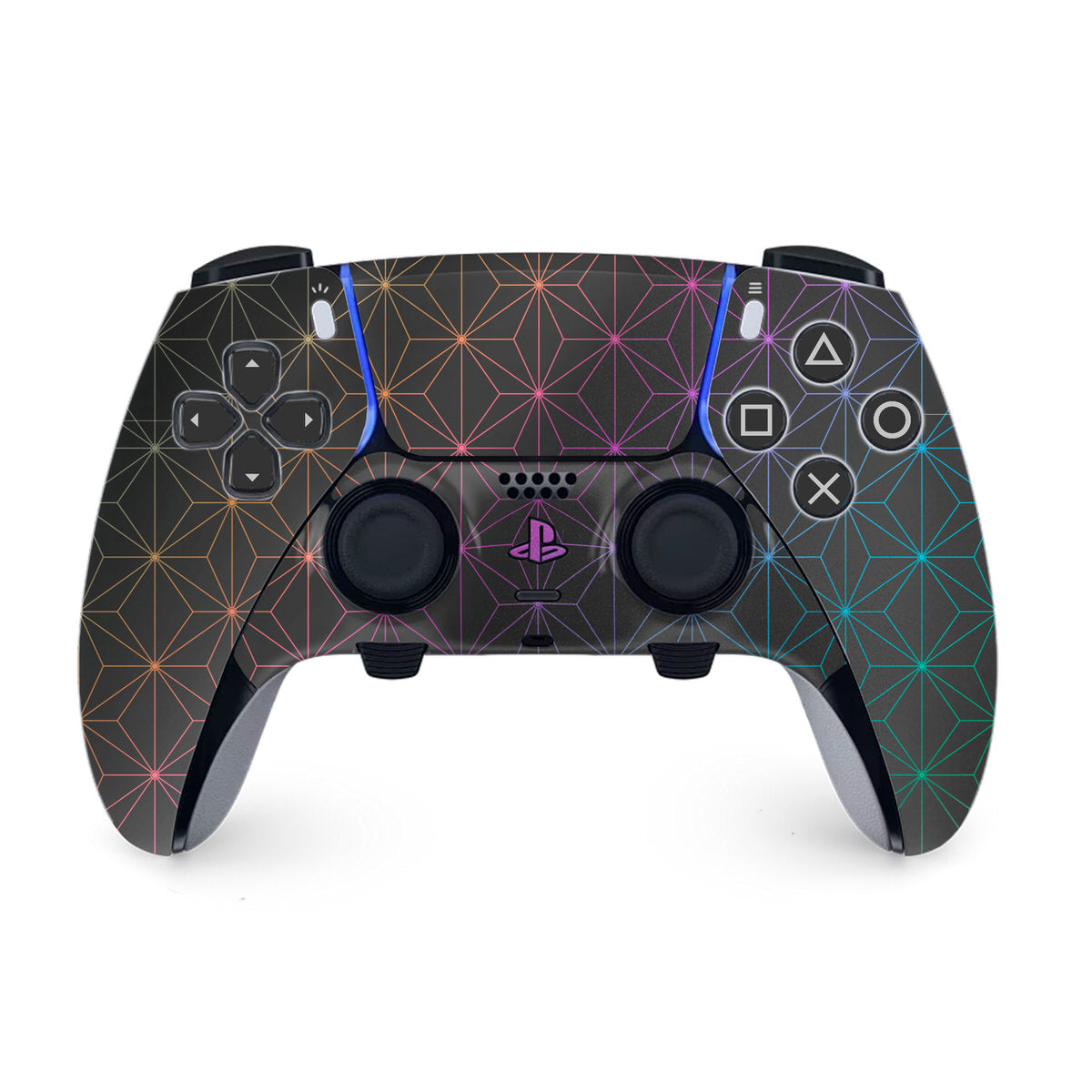anodized asanoha ps5 dualsense edge controller skin