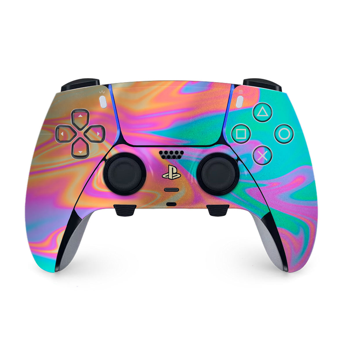 anodized liquid marble ps5 dualsense edge controller skin
