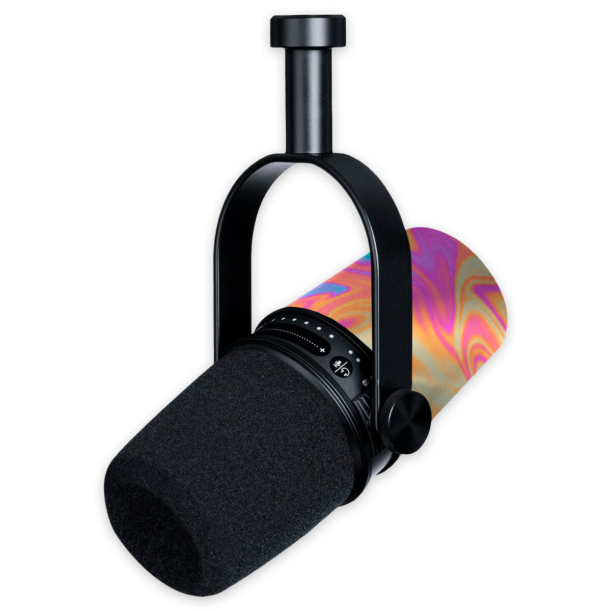 Anodized Liquid Marble Shure MV7 Microphone Skin