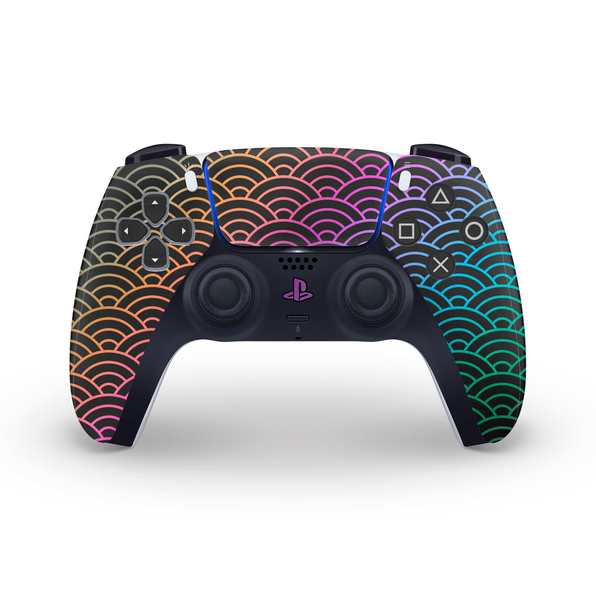 Anodized Seigaiha Waves PS5 Controller Skin