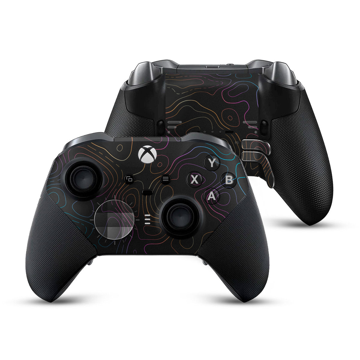anodized topographic xbox elite controller series 2 skin