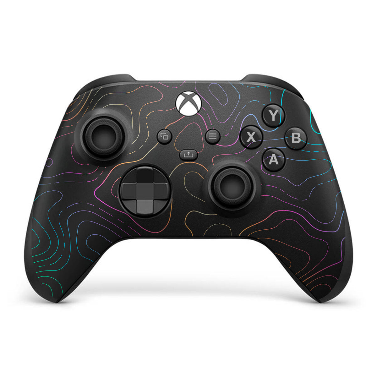 anodized topographic xbox series x controller skin