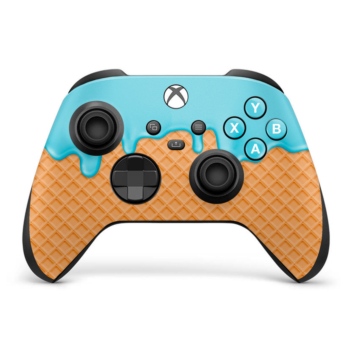 blue ice cream xbox series x controller skin
