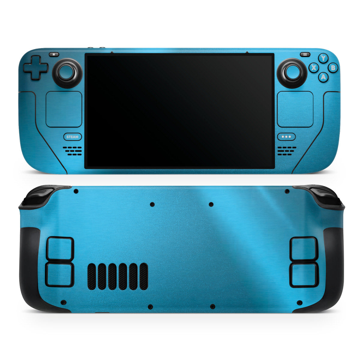 blue steel steam deck oled skin