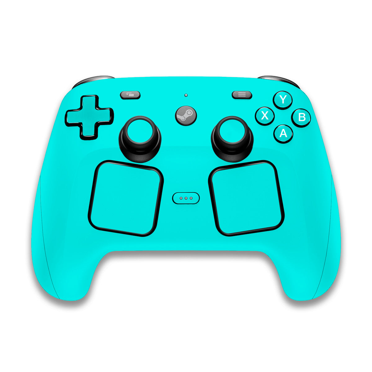 bright turquoise steam controller skin