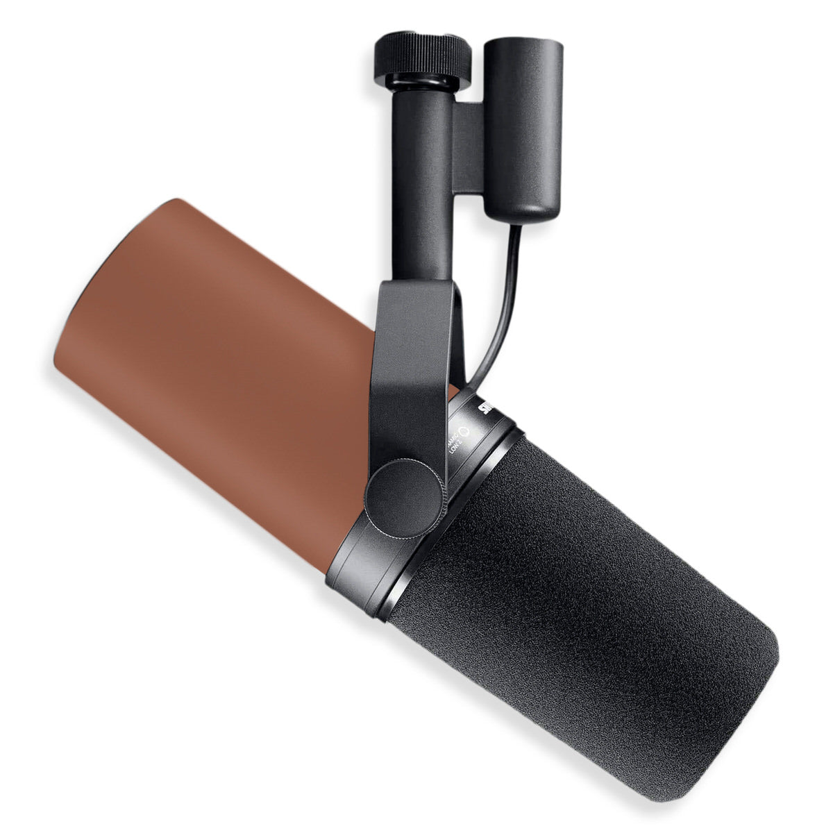 caffe brown shure sm7b microphone skin