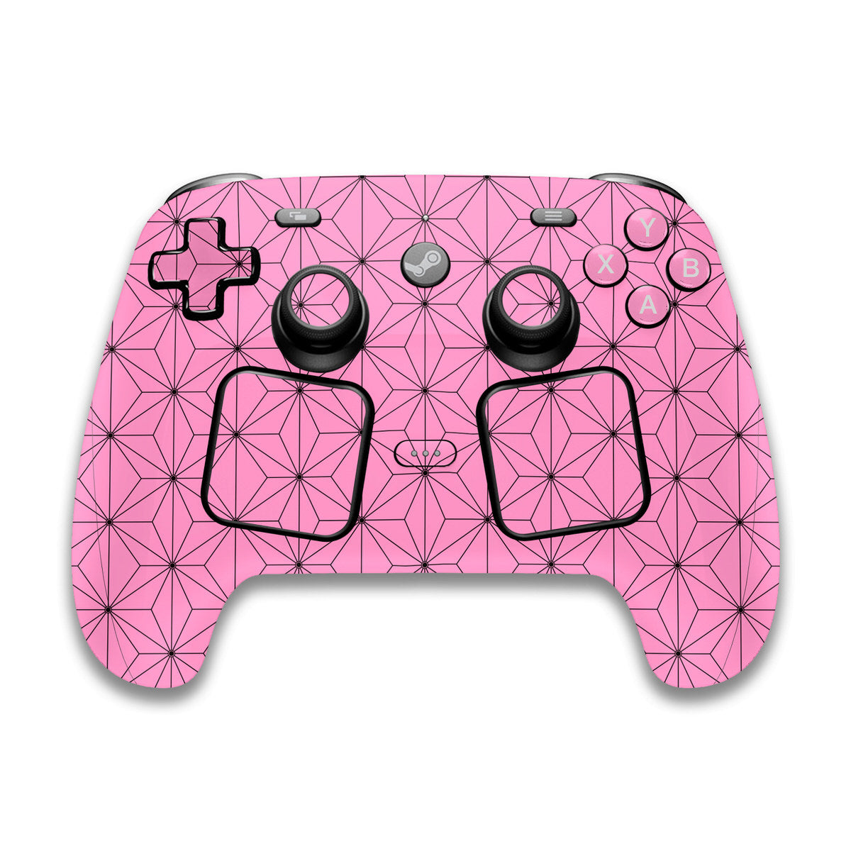 cherry pink asanoha steam controller skin