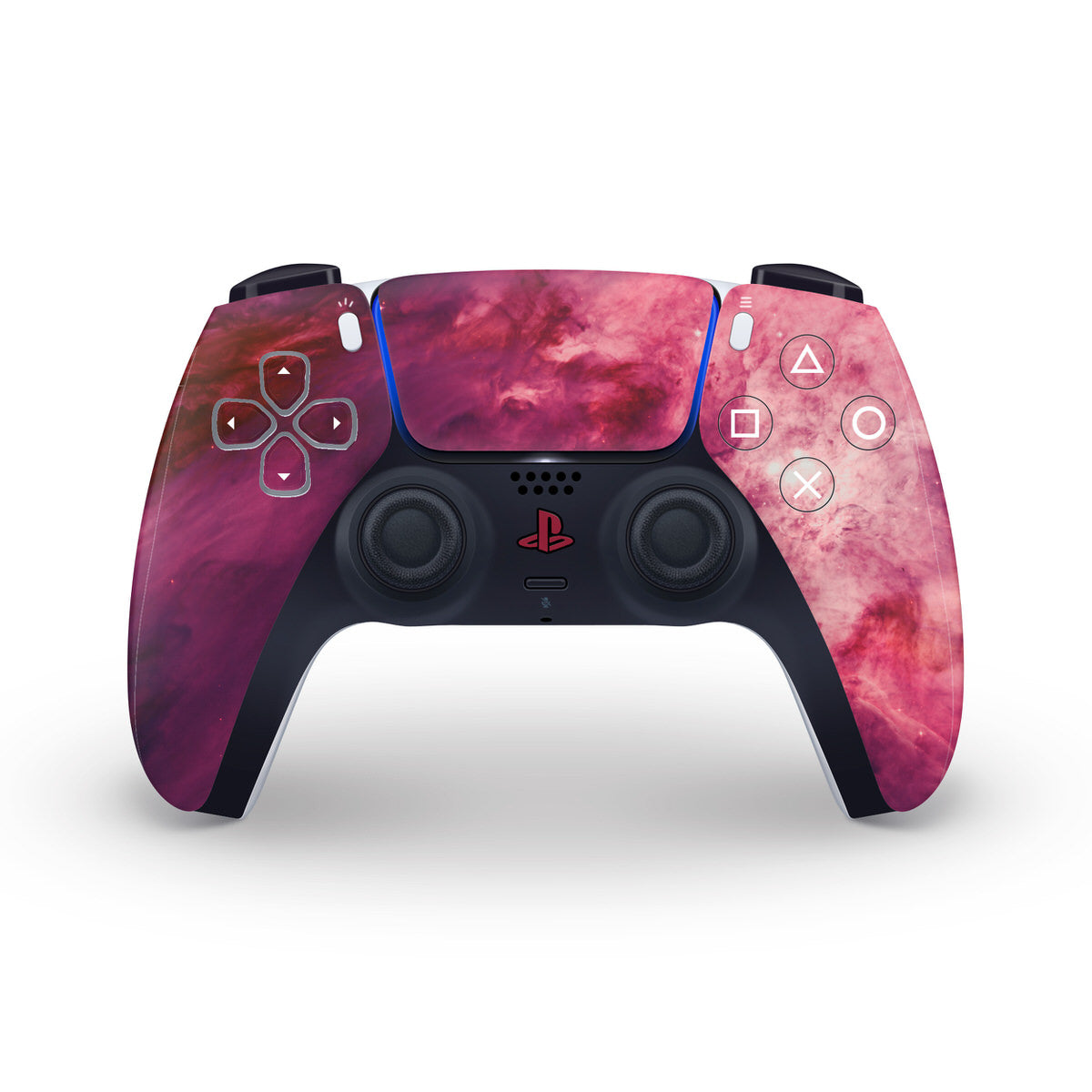 cherry nebula space theme ps5 controller skin