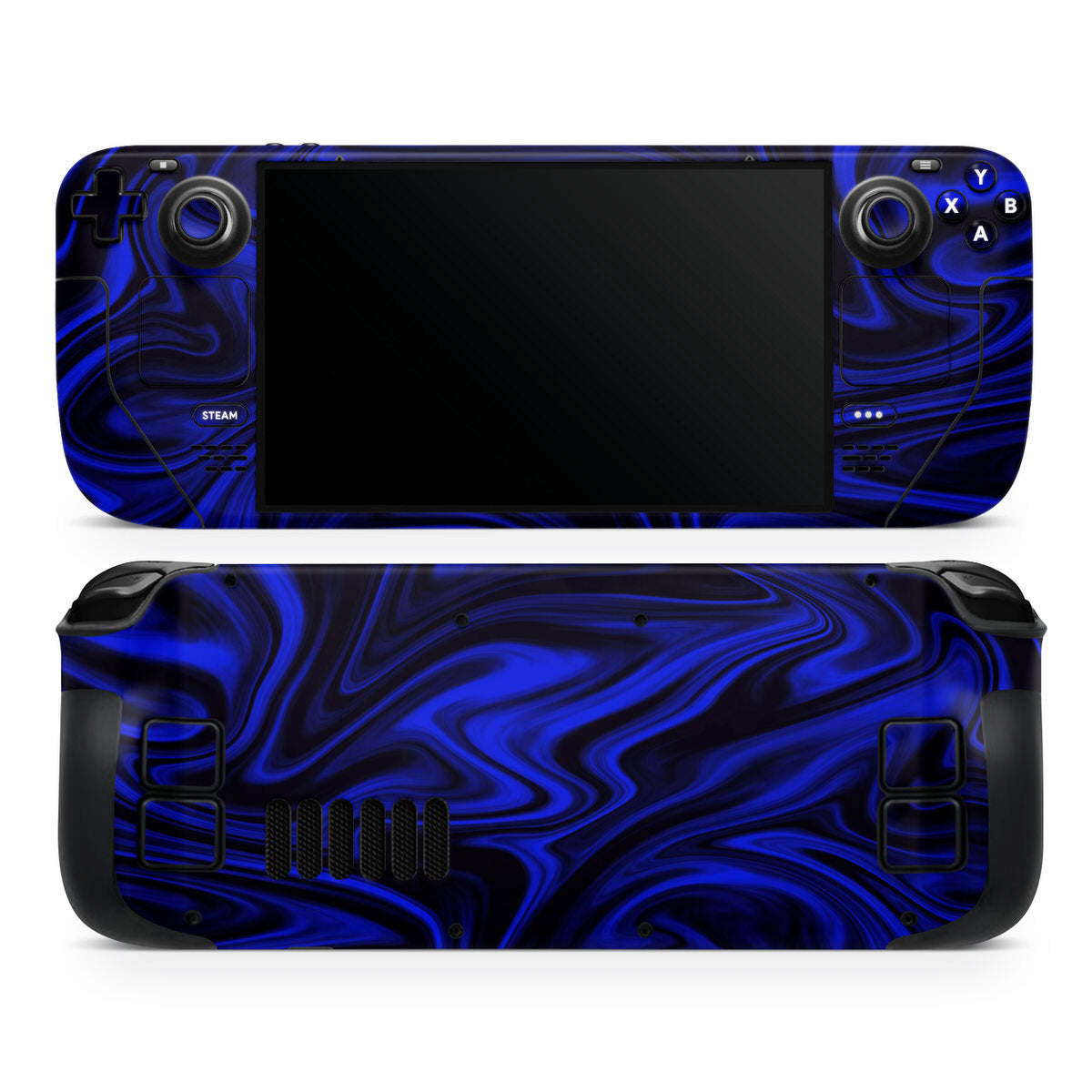 cobalt liquid marble steam deck oled skin