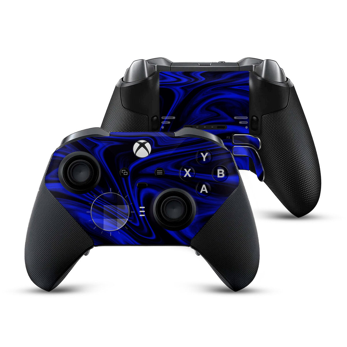 cobalt liquid marble xbox elite controller series 2 skin