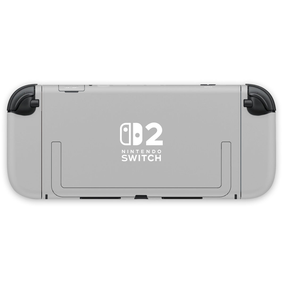 cold grey nintendo switch 2 console & joycon skin