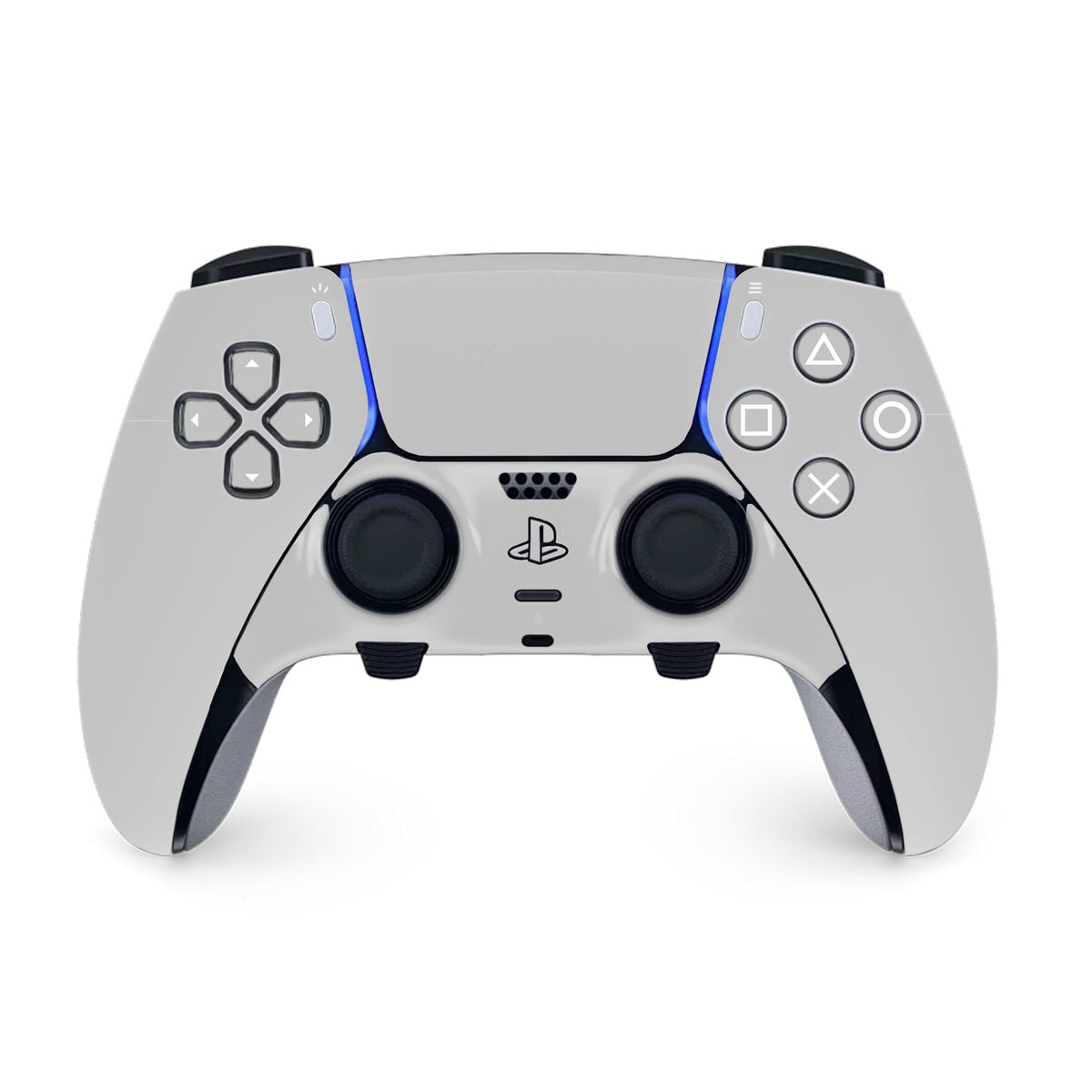 cold grey dualsense edge controller skin