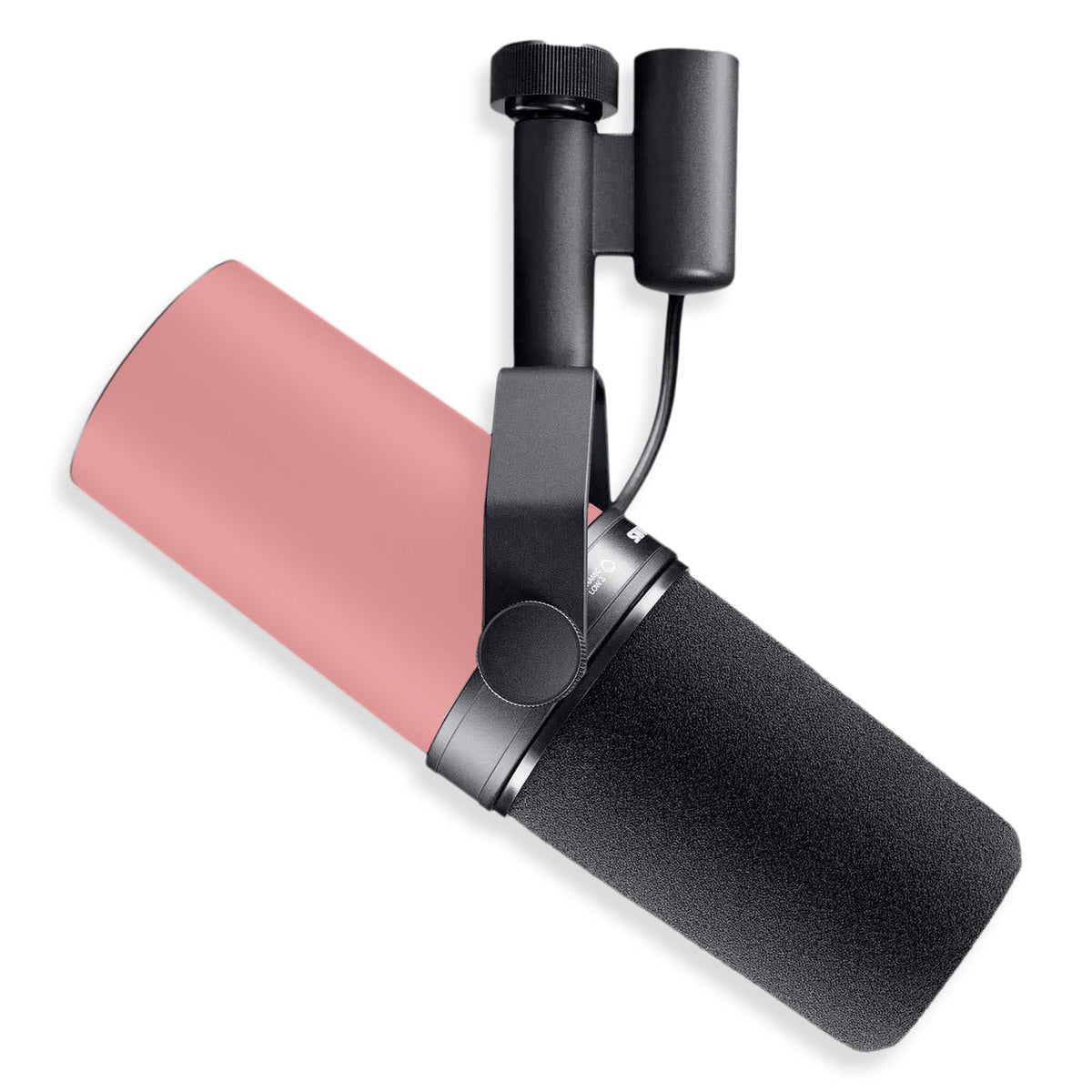 cozy pink shure sm7b microphone skin