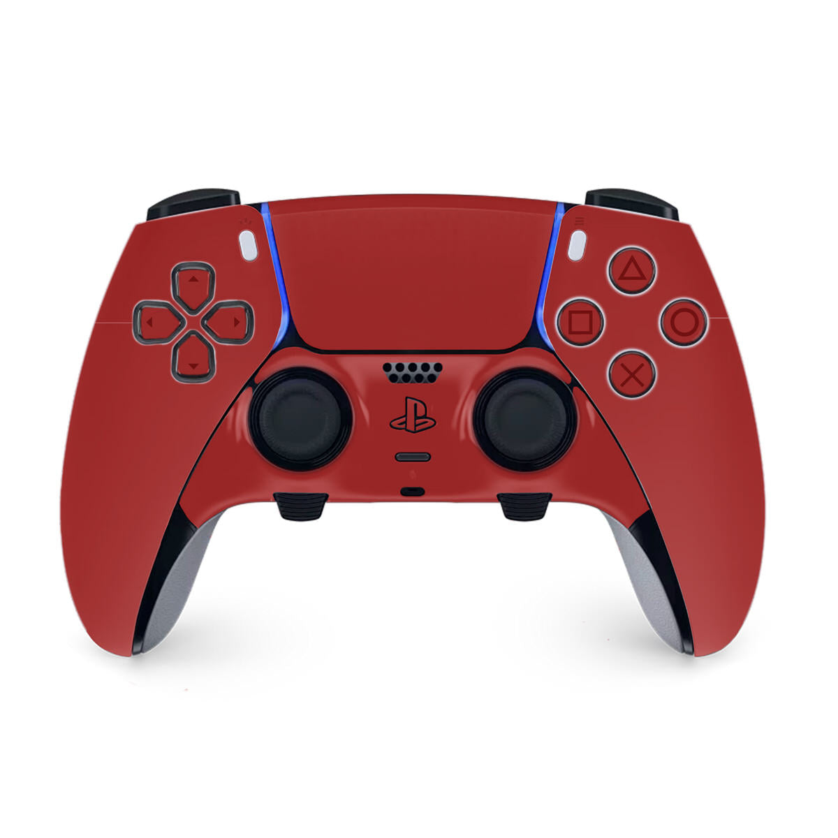 cozy red pss5 dualsense edge controller skin
