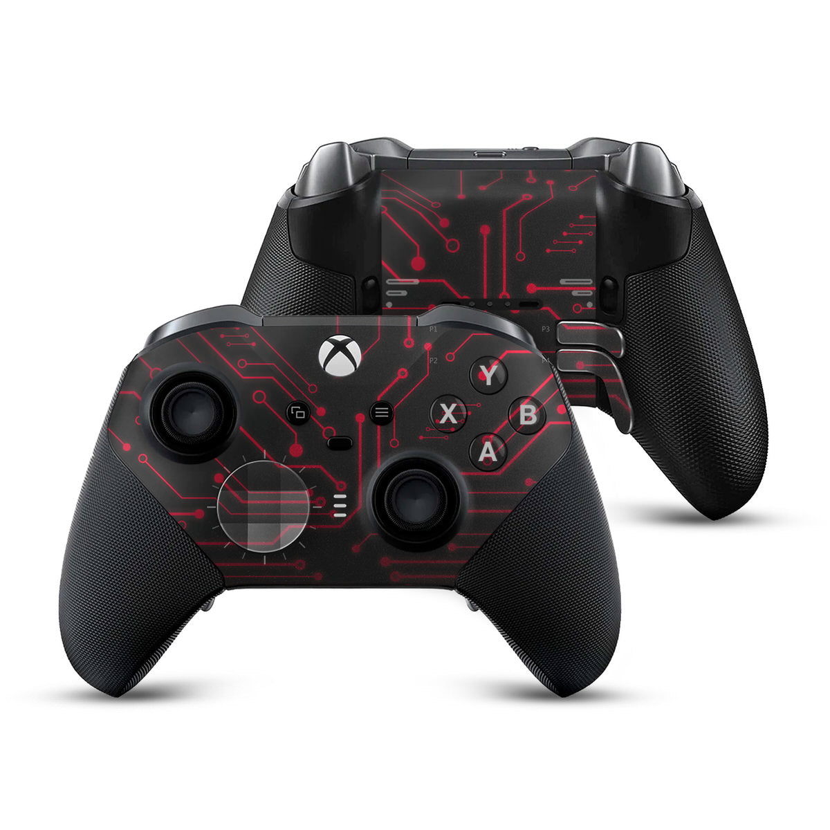 crimson cybernetic xbox elite series 2 controller skin