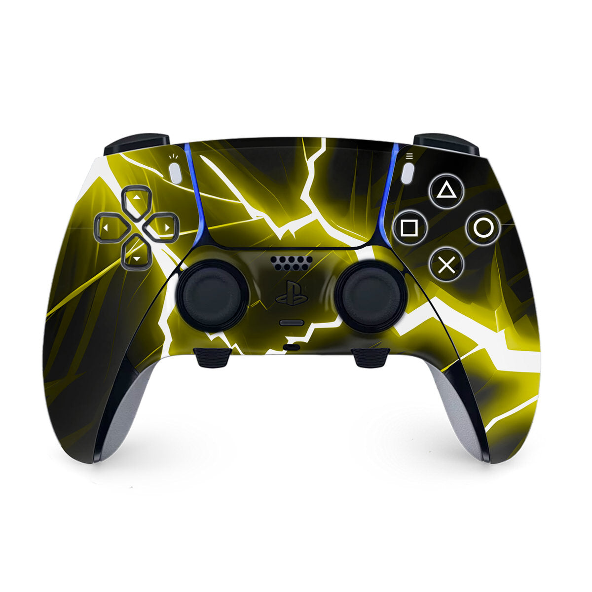 electric type ps5 dualsense edge controller skin