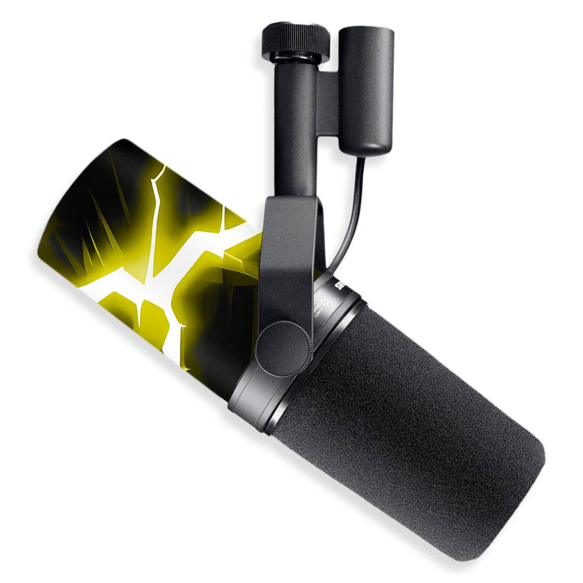 electric type shure sm7b microphone skin
