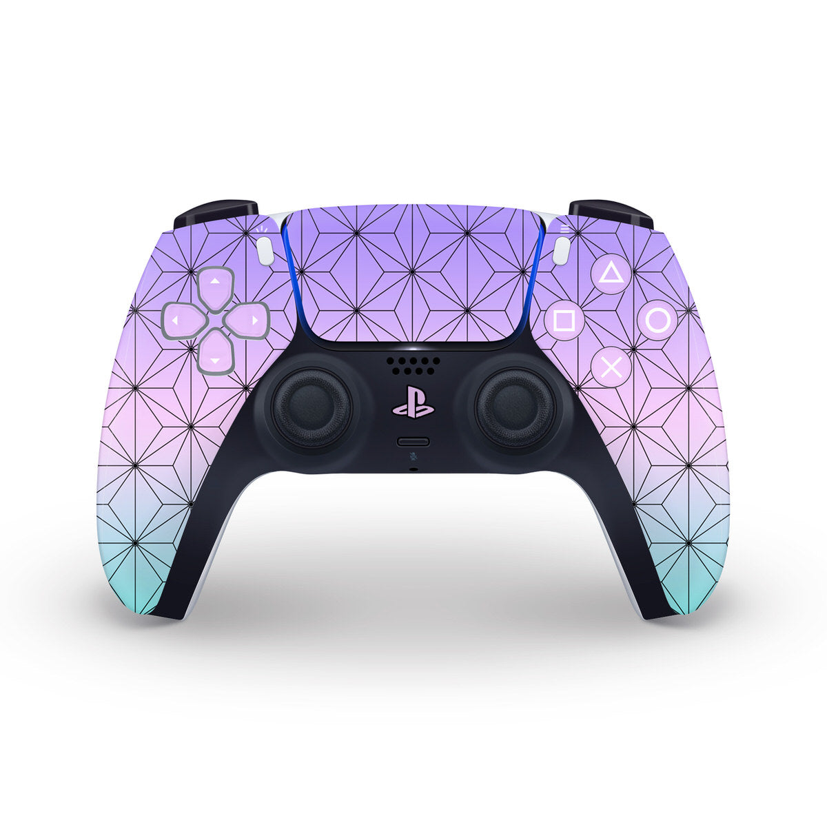fairy asanoha ps5 controller decal skin