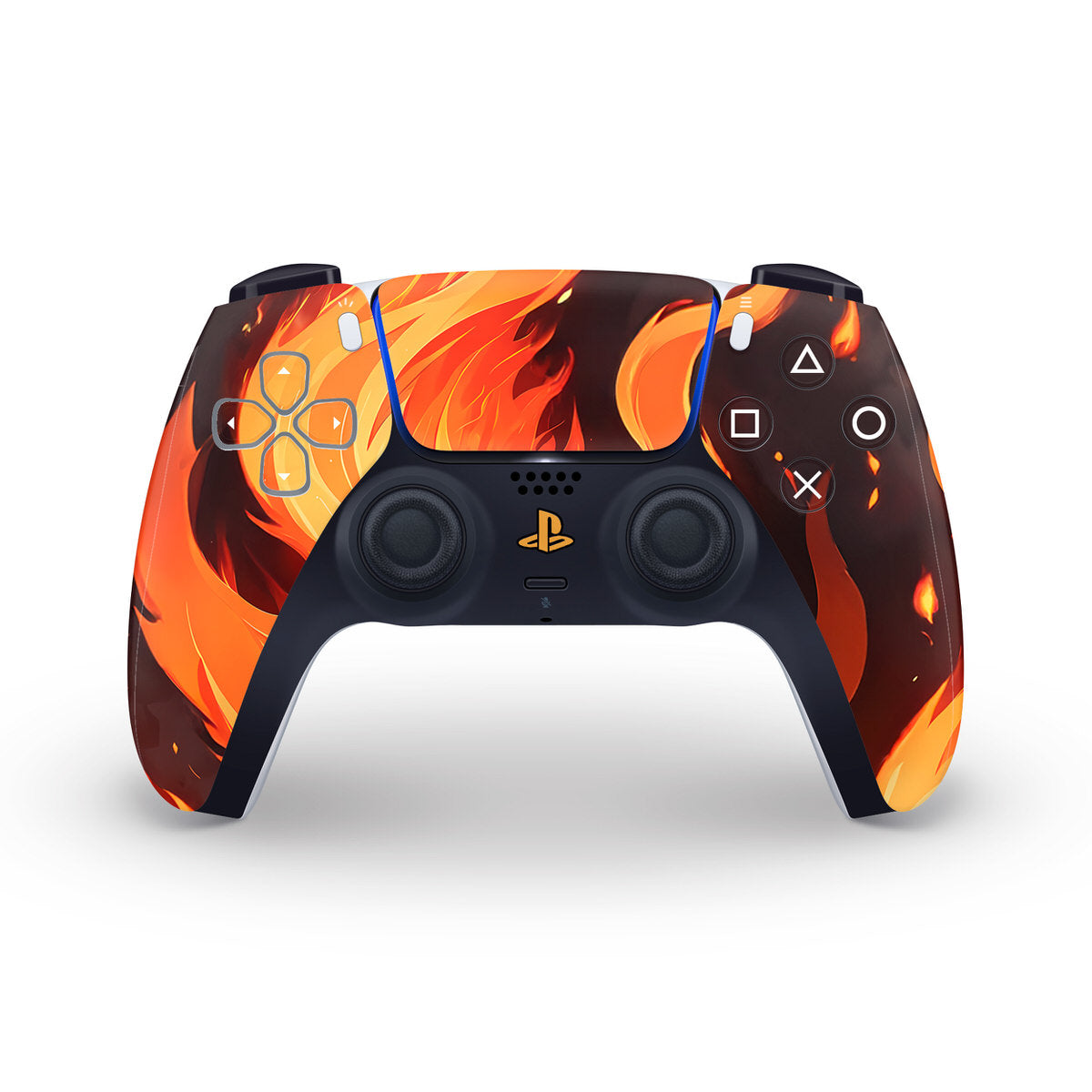 fire type element ps5 controller skin