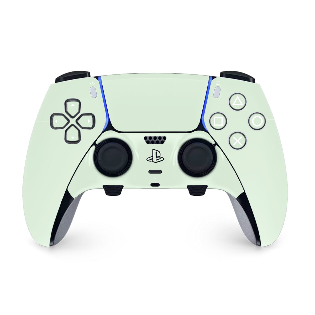 frozen green ps5 dualsense edge controller skin