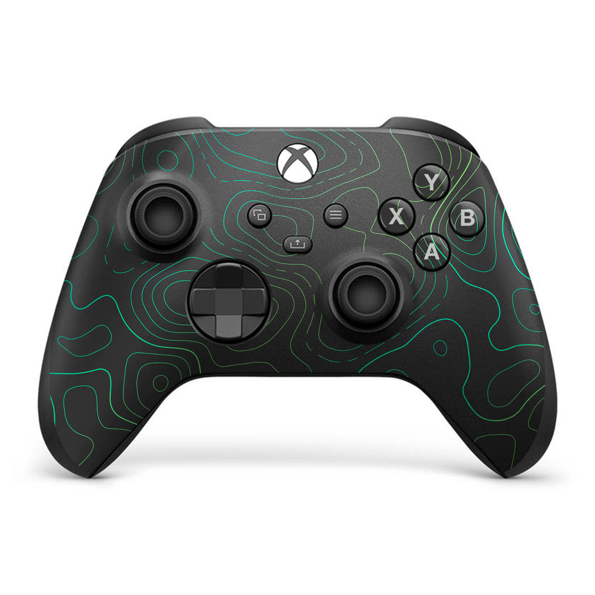 gamma topographic xbox series x controller skin