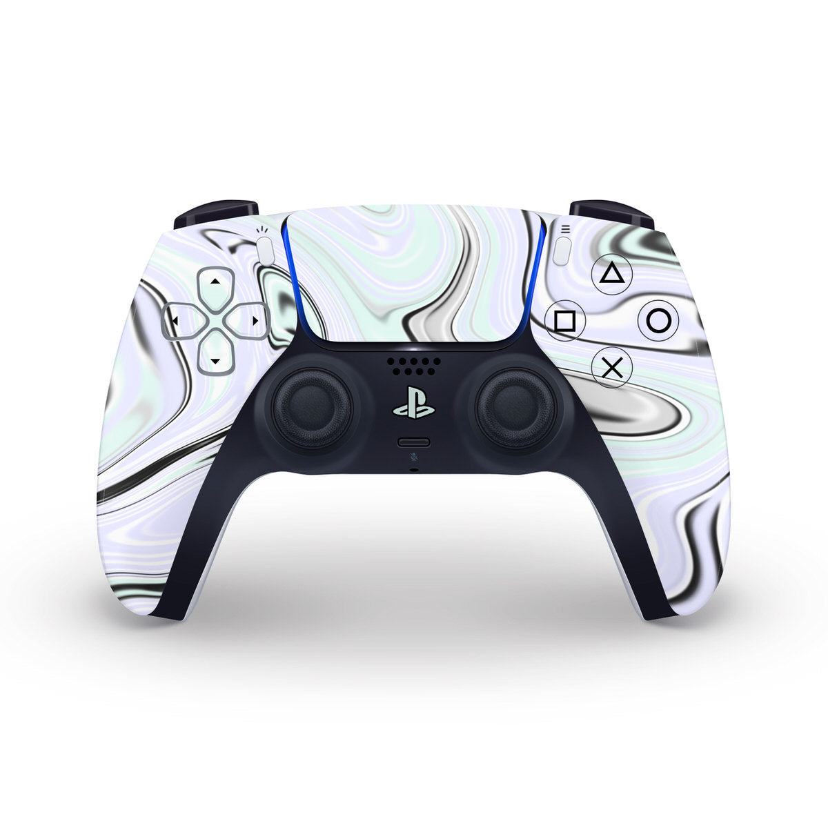 Ghostly Liquid Marble PS5 Controller Skin