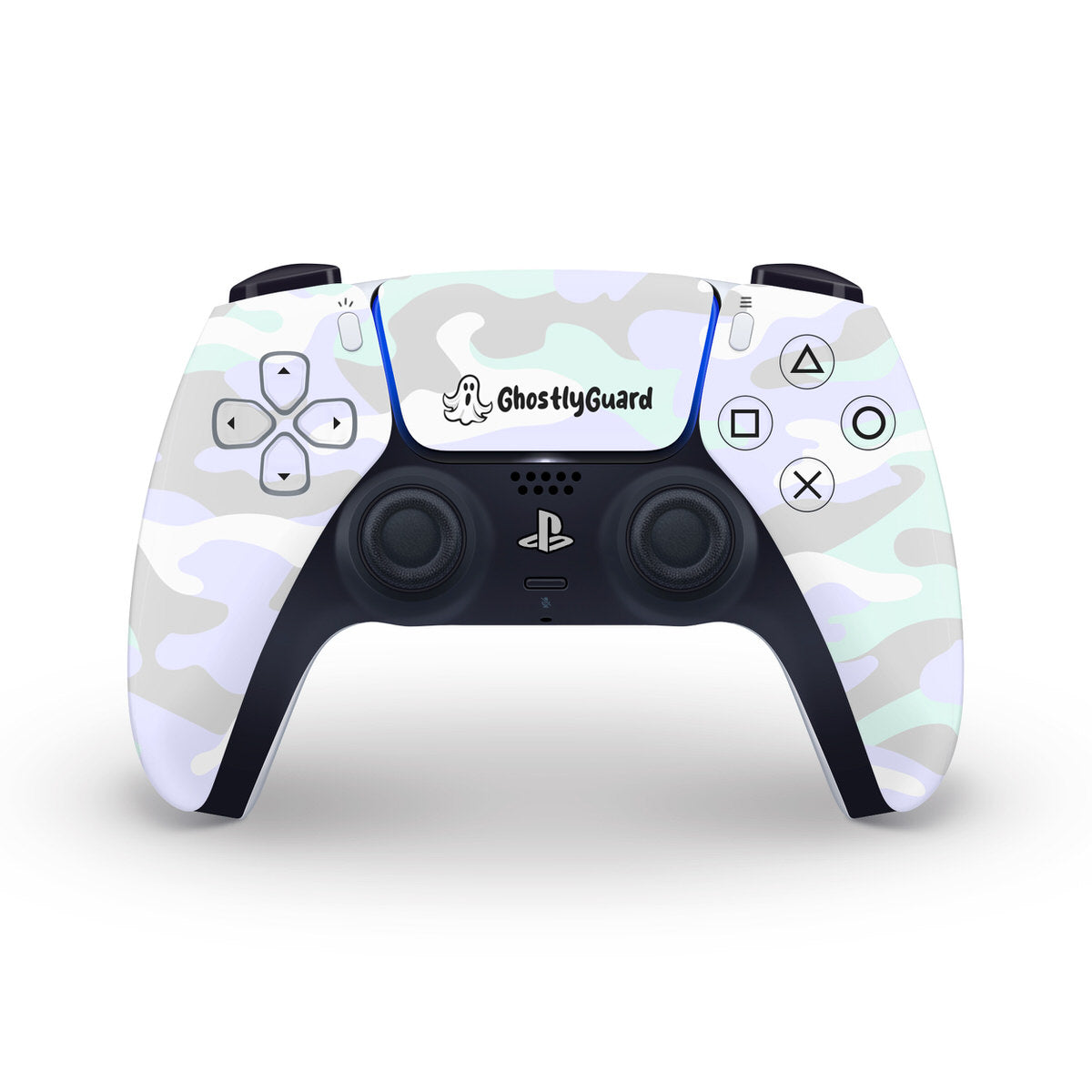 ghostlyguard camouflage ps5 controller skin