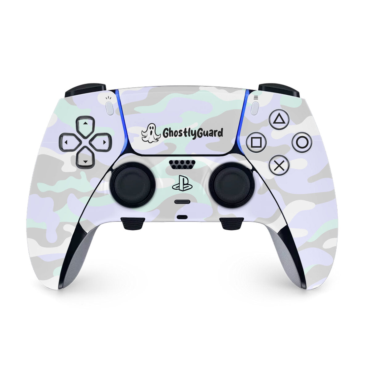 ghostlyguard camouflage ps5 dualsense edge controller skin