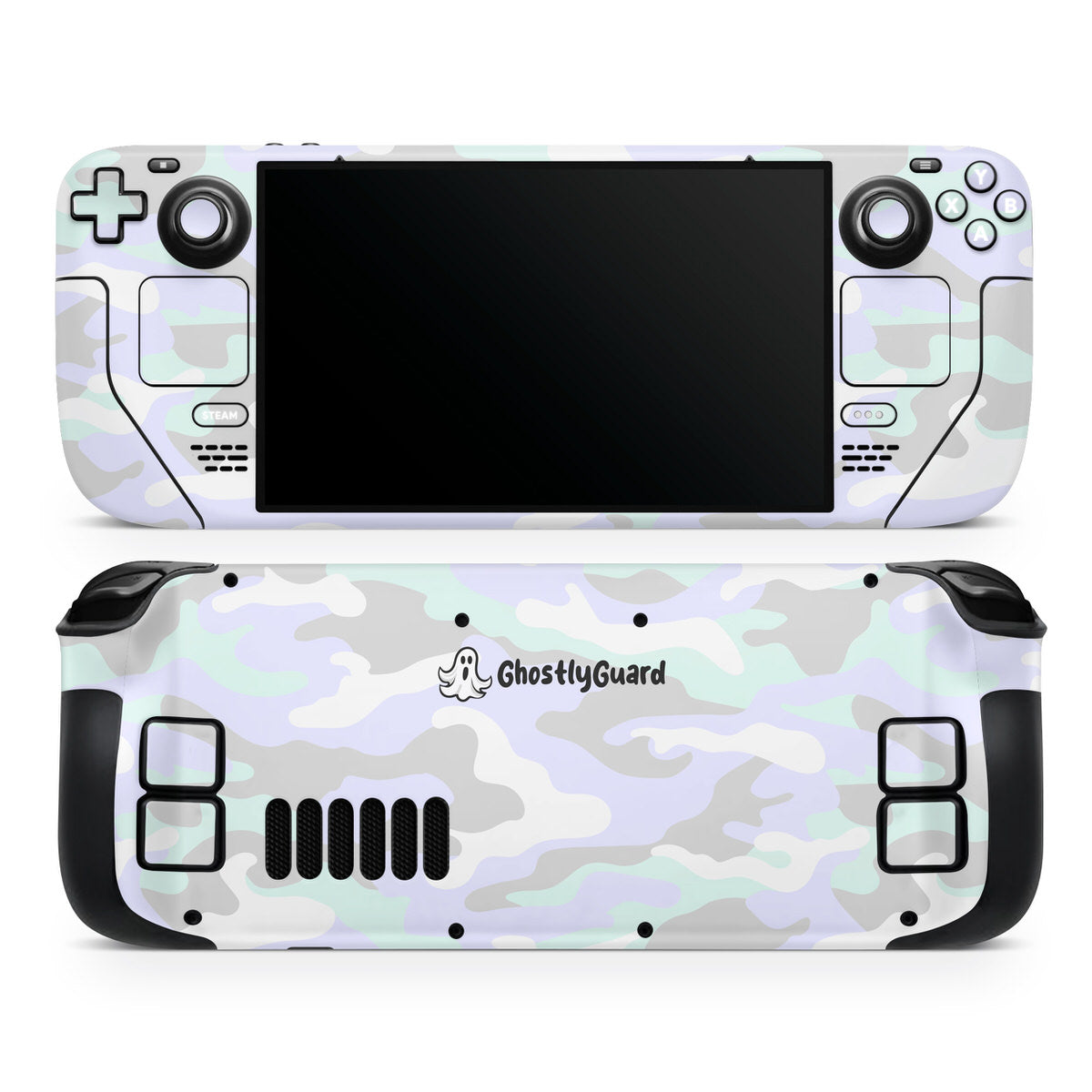 ghostlyguard camouflage steam deck oled skin