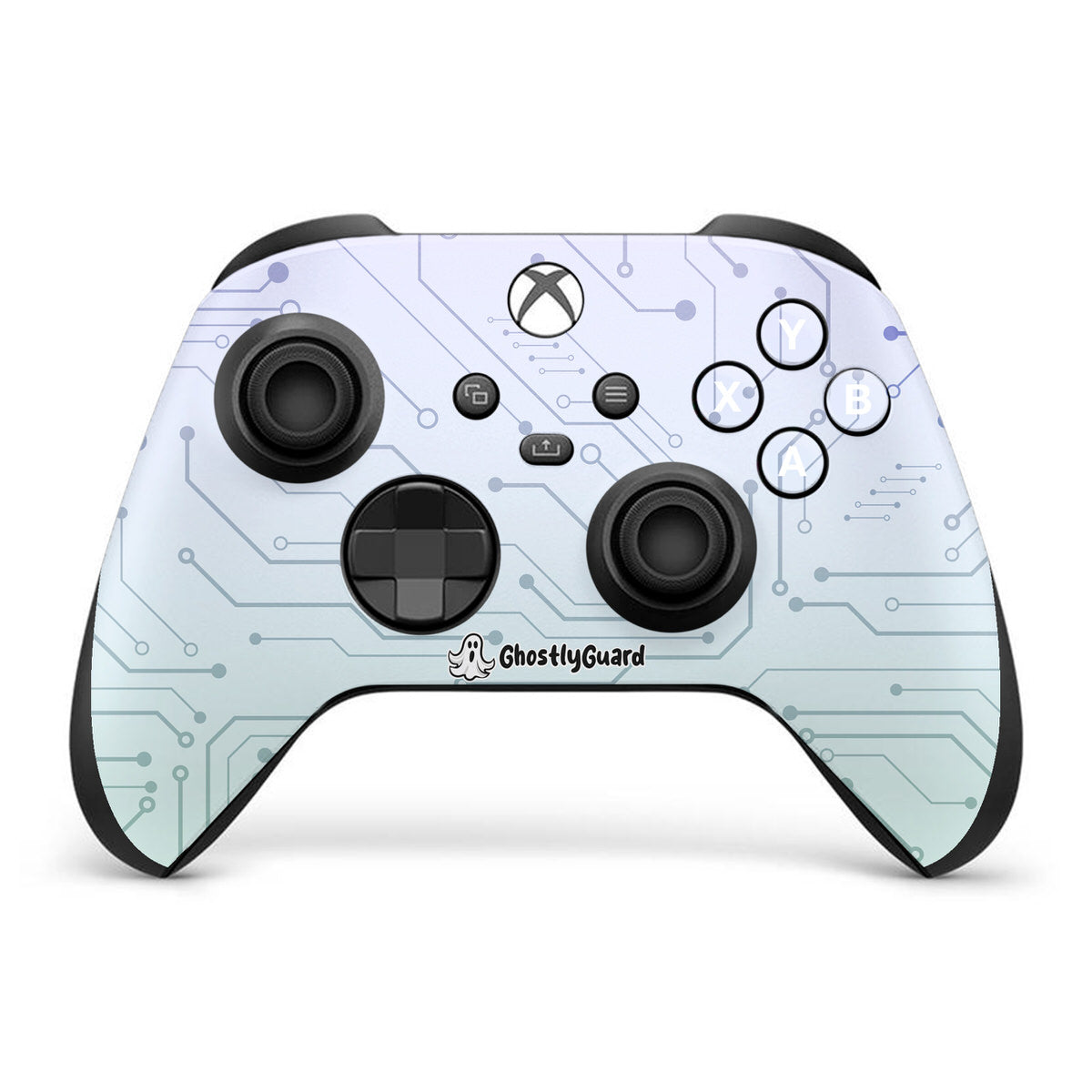 ghostlyguard cybernetic xbox series x controller skin