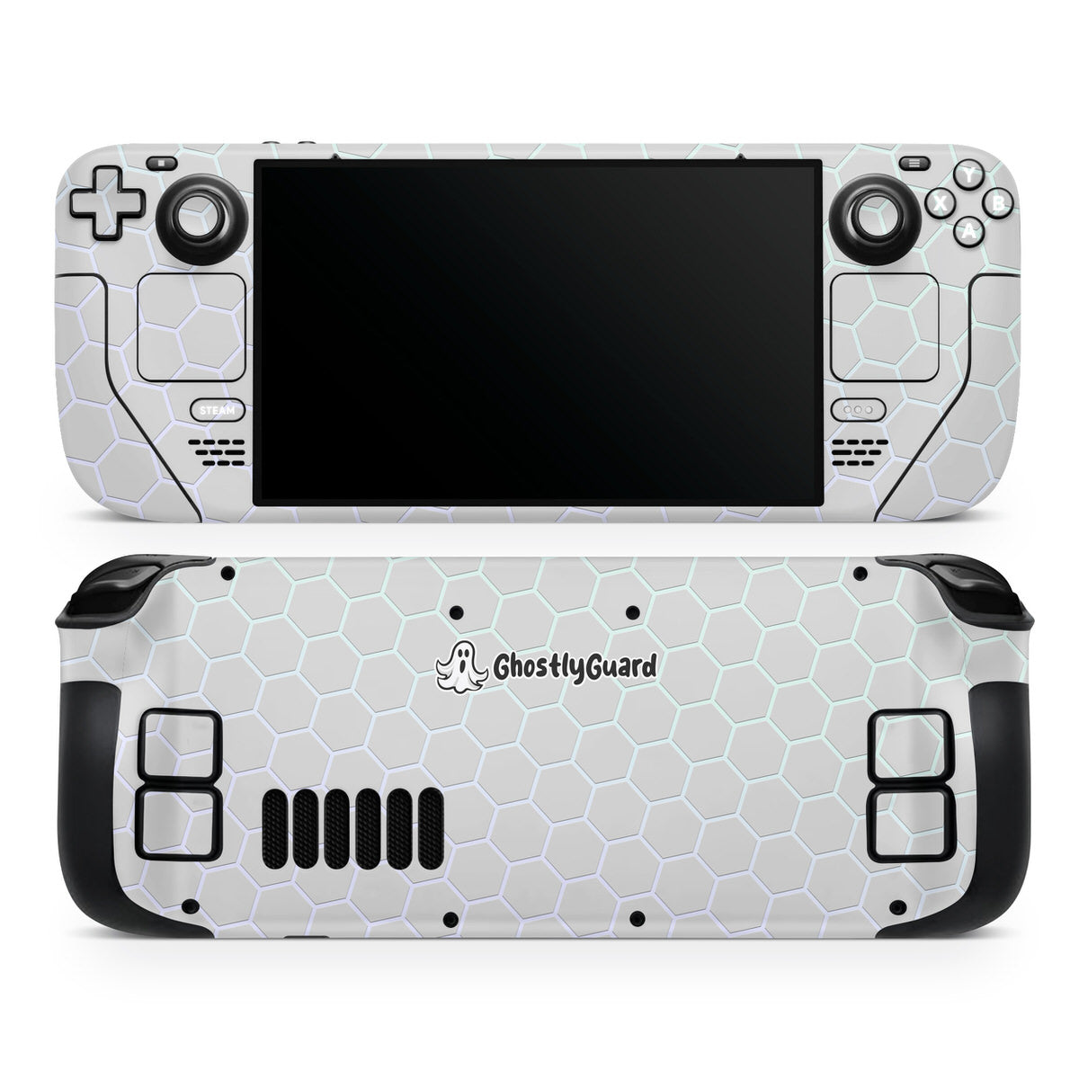 ghostlyguard hex armor steam deck oled skin
