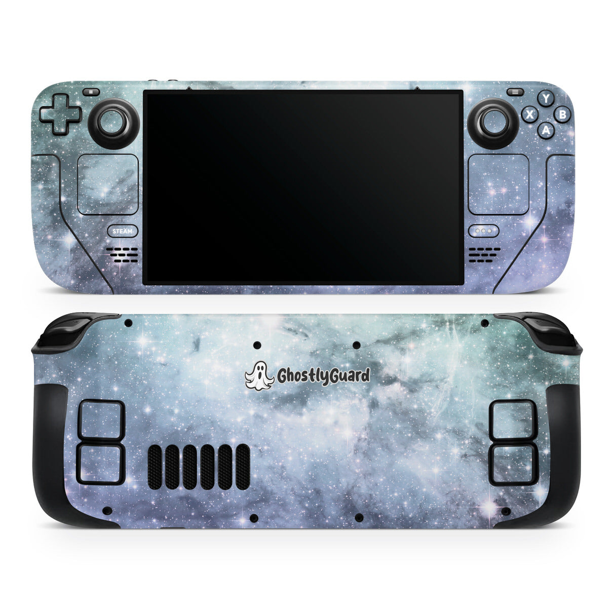 ghostlyguard outerspace steam deck oled skin