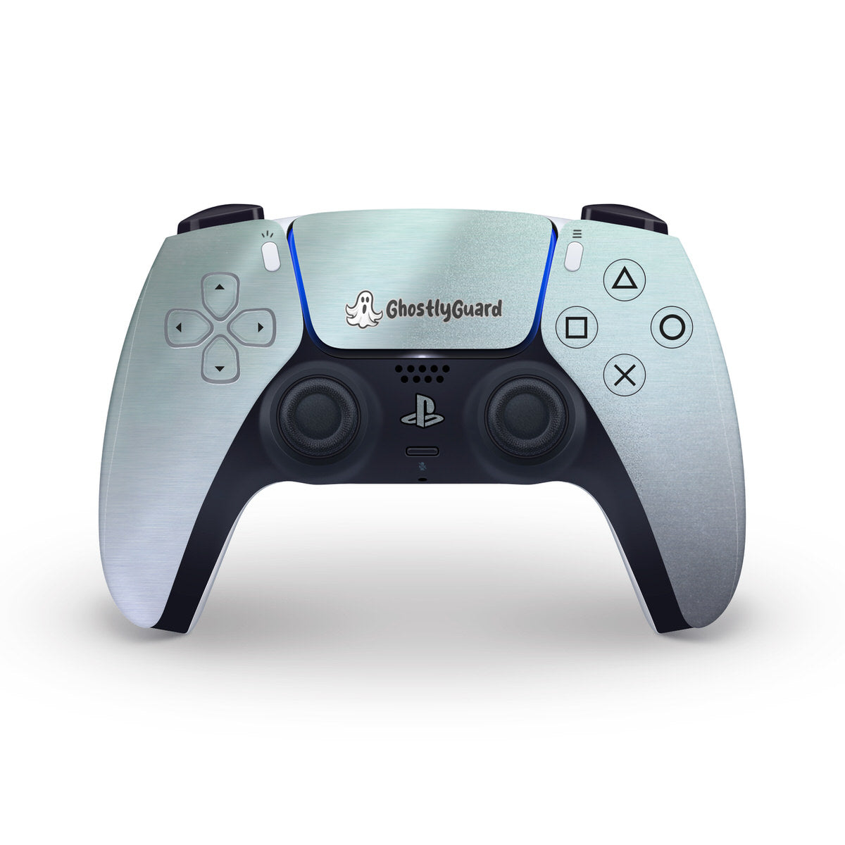 ghostlyguard steel ps5 controller skin