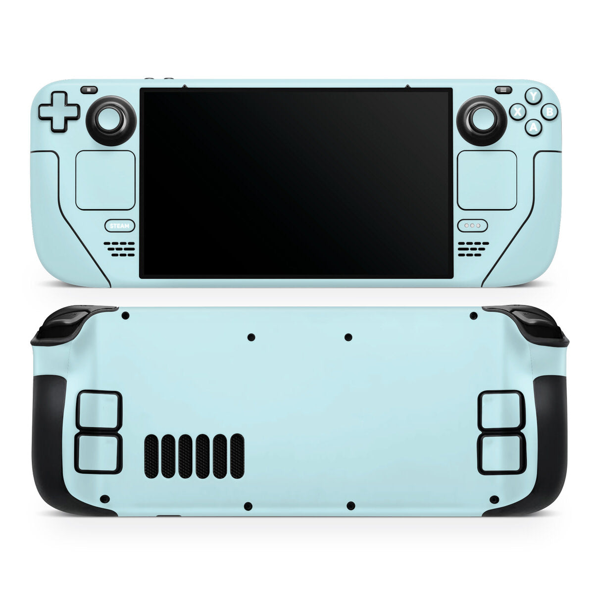 glacier blue steam deck oled skin