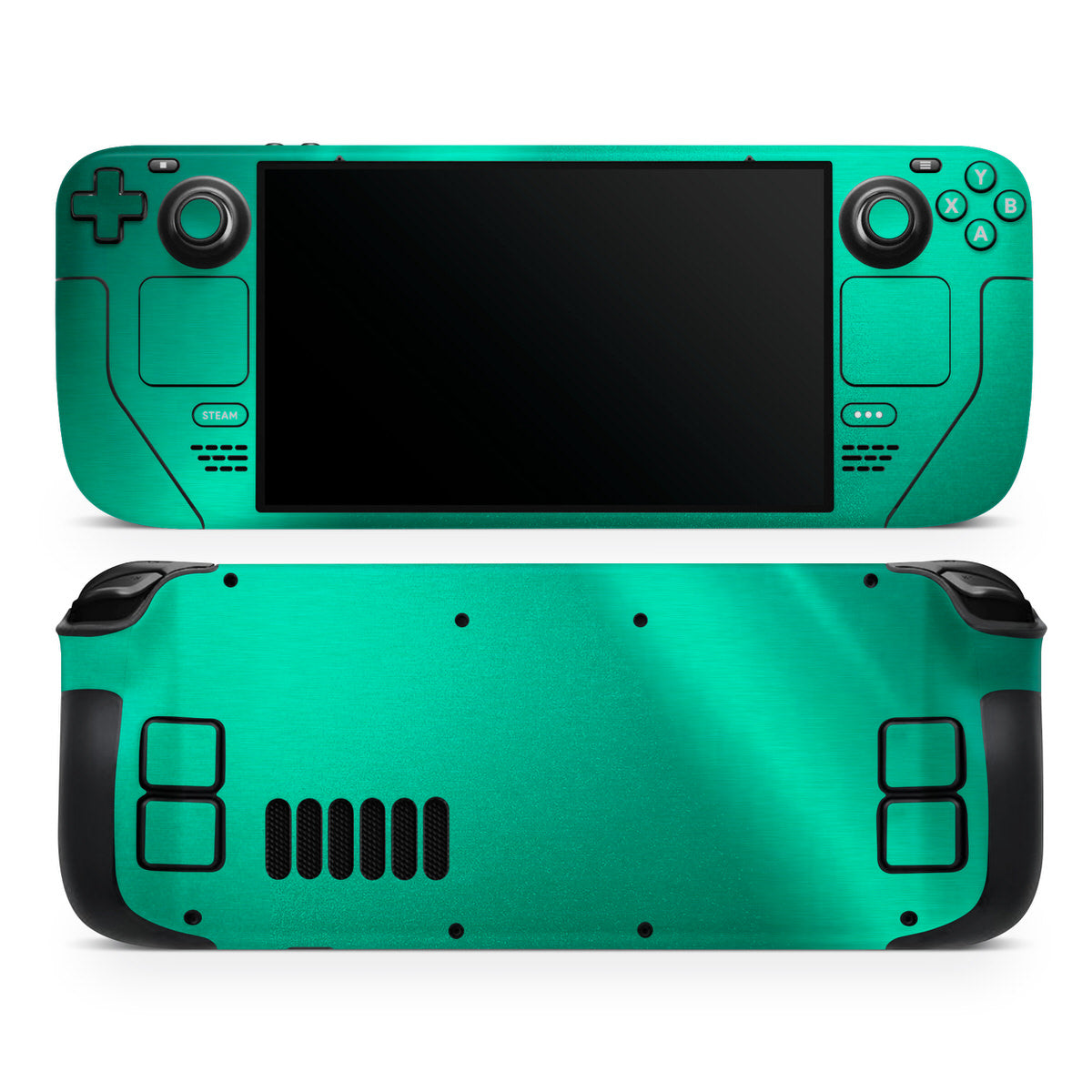 Green Steel Steam Deck OLED Skin