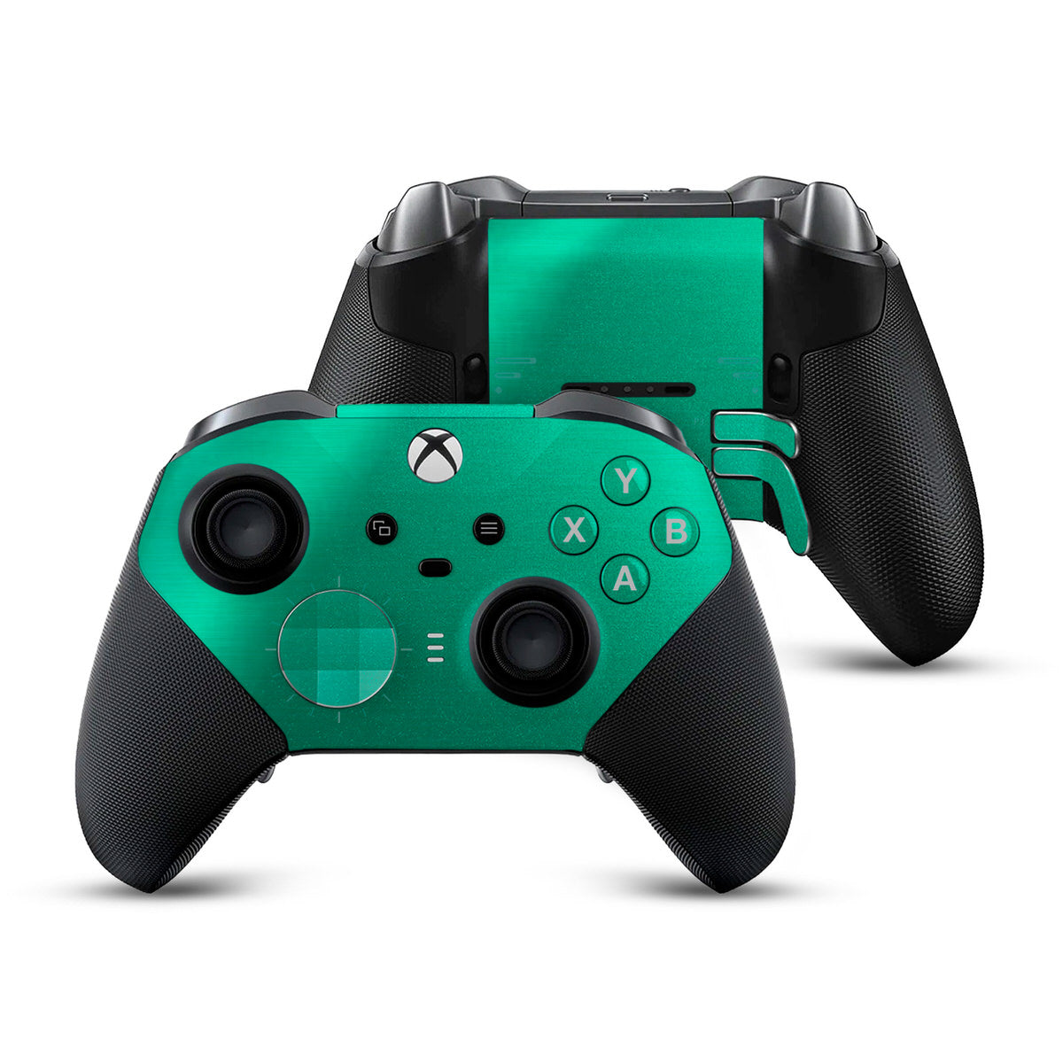 green steel xbox elite series 2 controller skin
