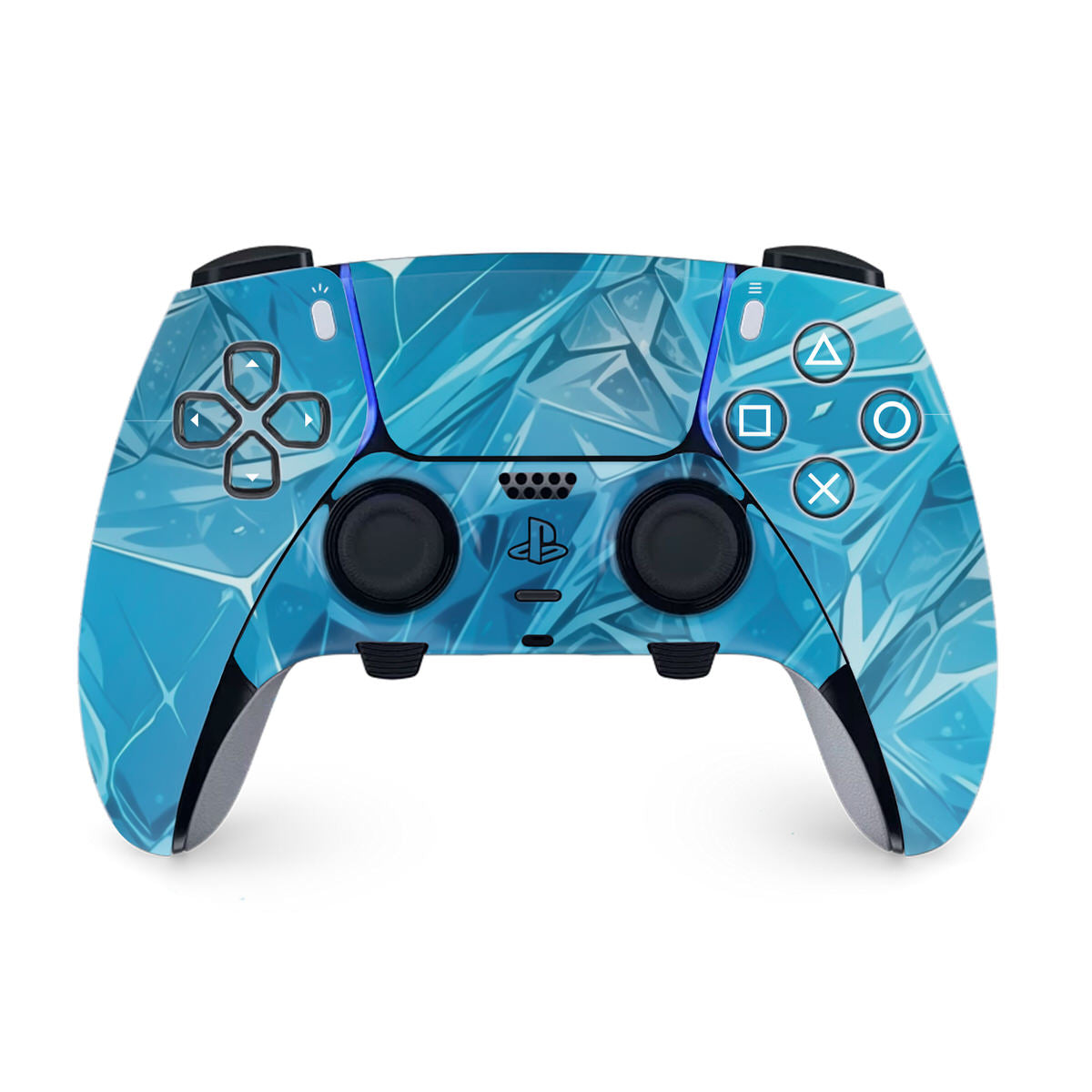 ice type ps5 dualsense edge controller skin