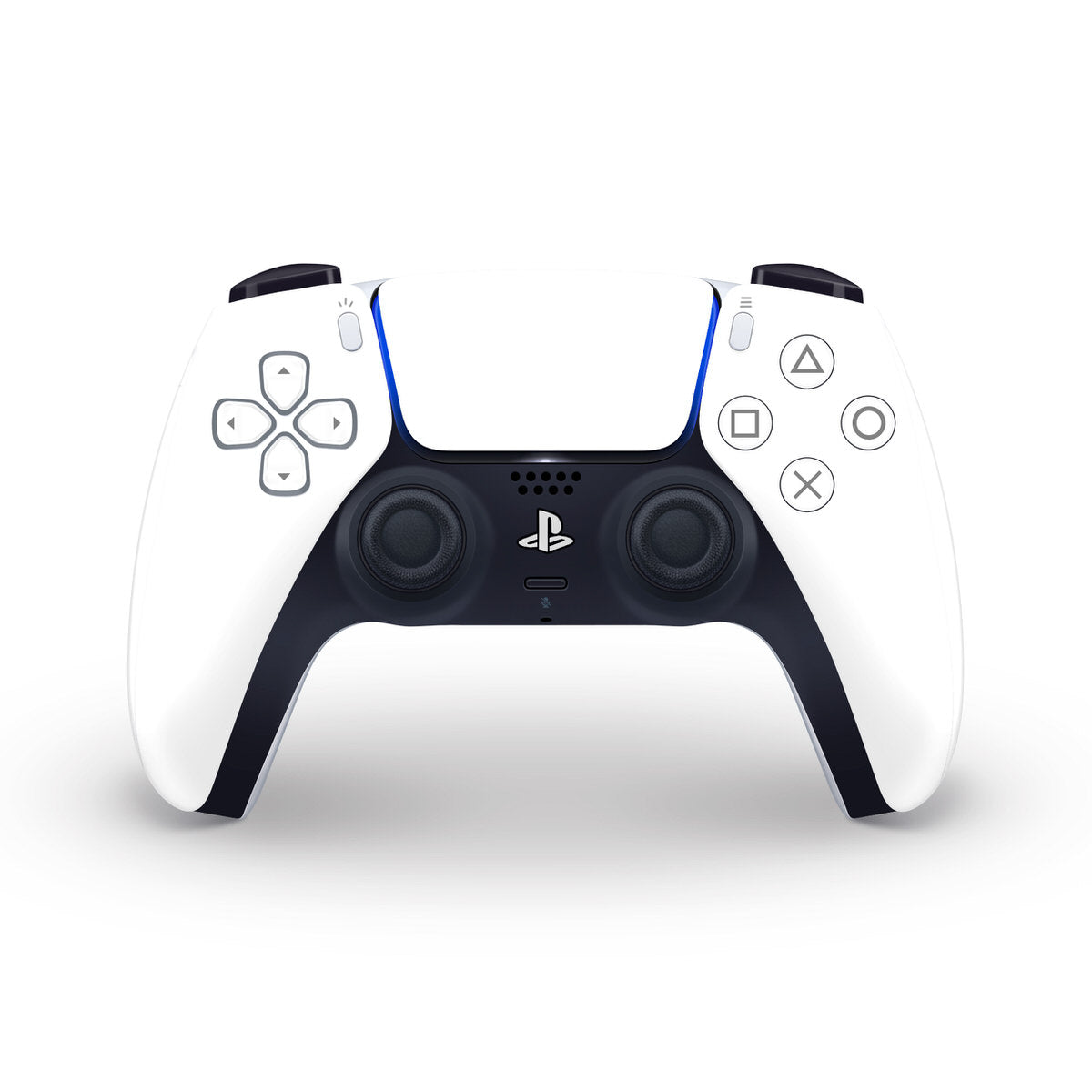 ice white ps5 controller skin