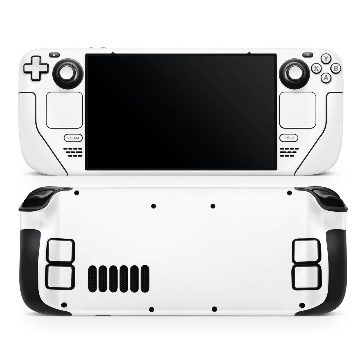 ice white steam deck oled skin