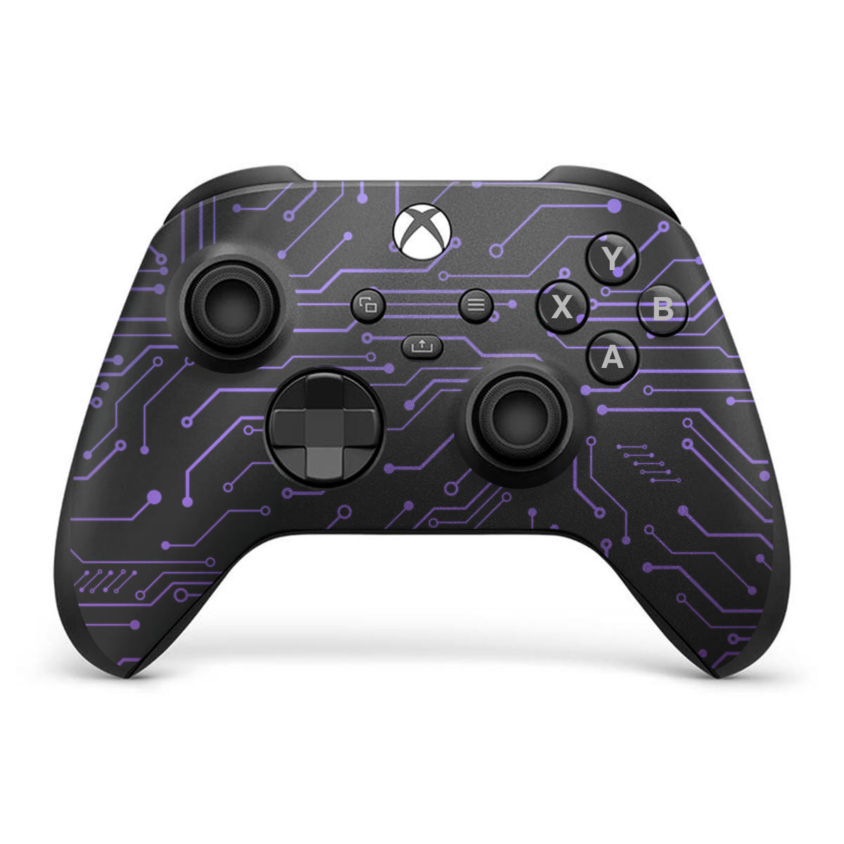 indigo cybernetic xbox series x controller skin