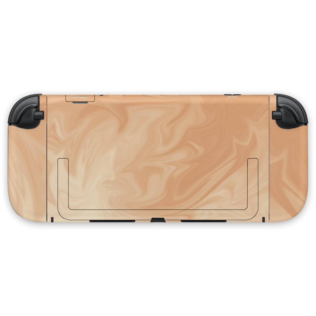 latte liquid marble nintendo switch 2 console & joycon skin