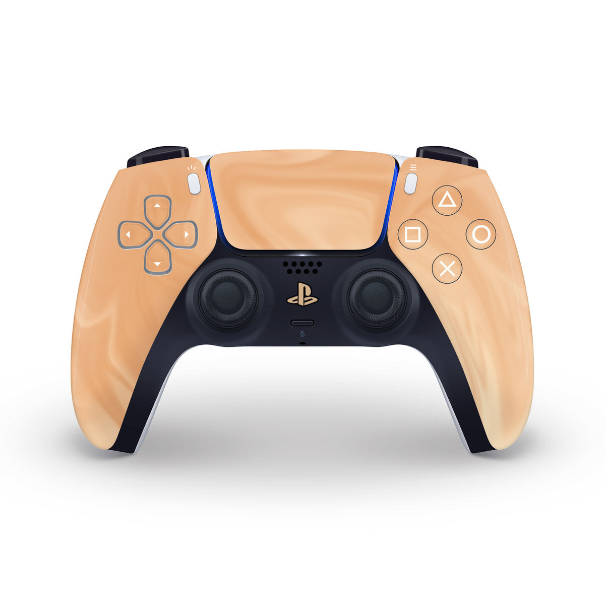 latte liquid marble ps5 controller skin