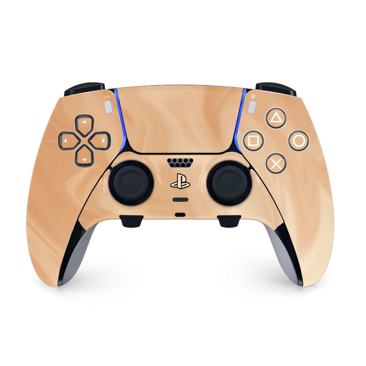 latte liquid marble ps5 dualsense edge controller skin