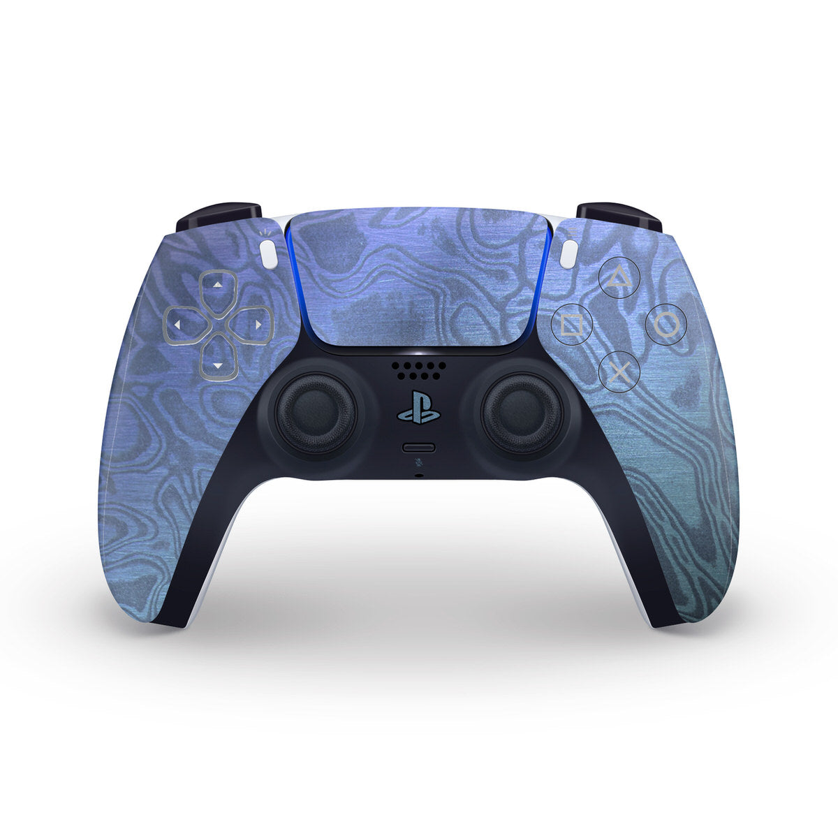 lavender damascus ps5 controller skin