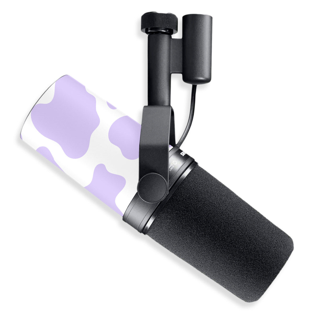 lavender moo moo shure sm7b microphone skin