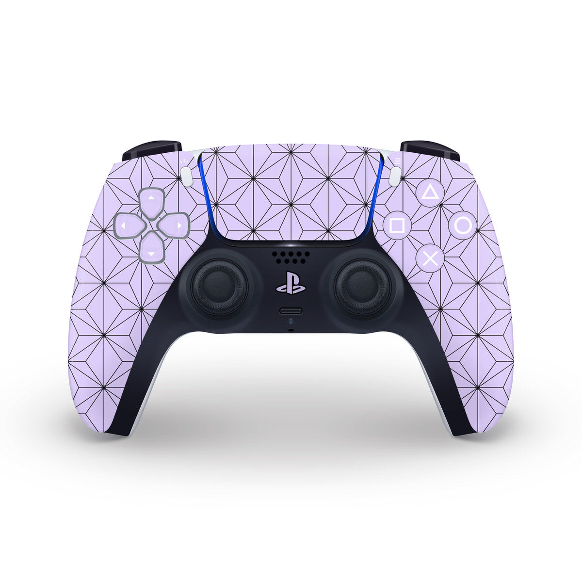 lilac asanoha ps5 controller skin