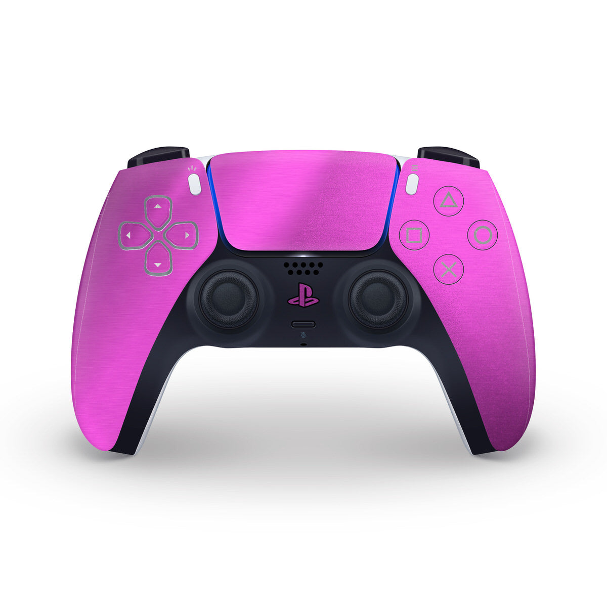 magenta steel ps5 controller skin