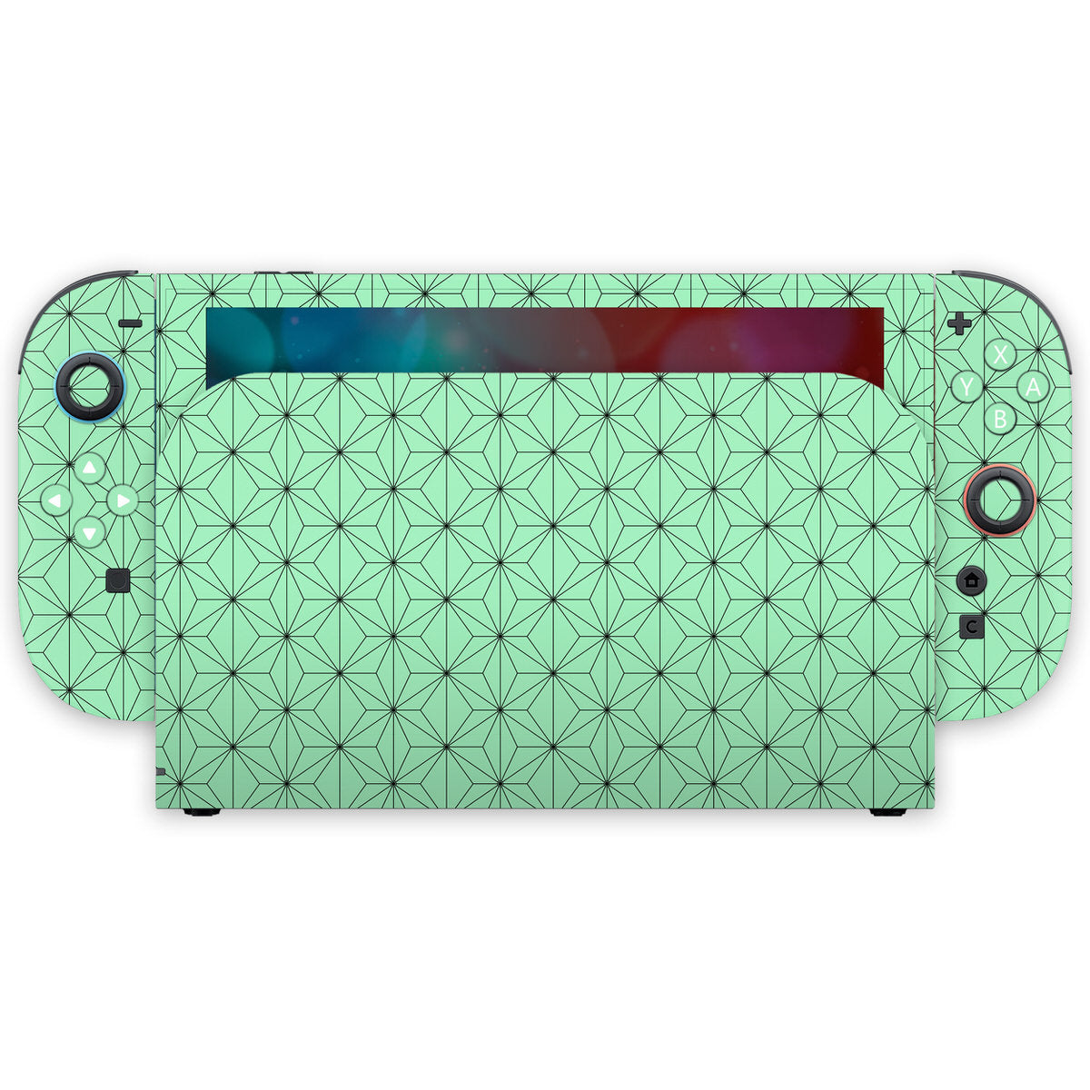 matcha asanoha nintendo switch 2 skin
